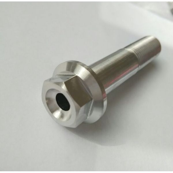 OEM Motorcycle Parts Titanium Single Hollow Threaded Bolt M12 X 1.5mm