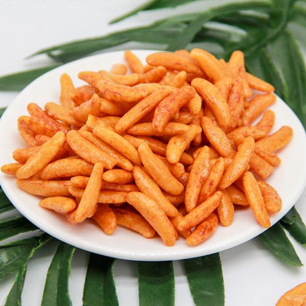 Biscoito japonês do arroz dos petiscos saudáveis picantes do petisco da grão dos biscoitos do arroz da semente do caqui