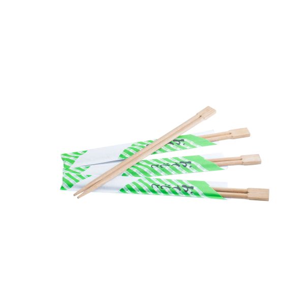 Promotional Personalize Twin Disposable Bamboo Panda Round  Chopsticks