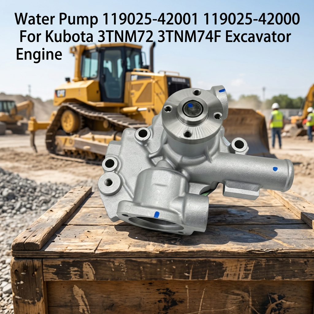 Diesel Engine Water Pump OE 119025-42001 11902542001 119025-42000 11902542000 Fit 3TNM72 3TNM74F Excavator Replacement Parts