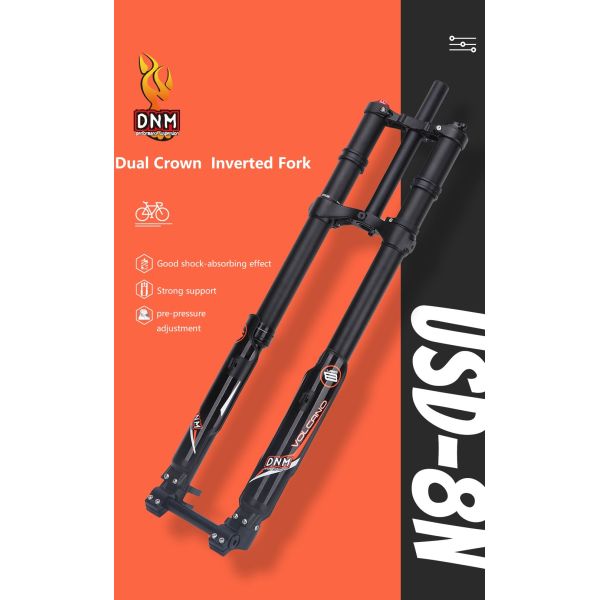 27.5/29er Двухкоронный перевернутый подвесный вилок для DH Mtb USD-8N 8-дюймовый проезд