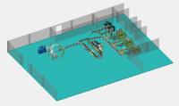 Lignes d'emballage automatisées multifonctionnelles de mouvement servo système de Palletzing de robot de Converying