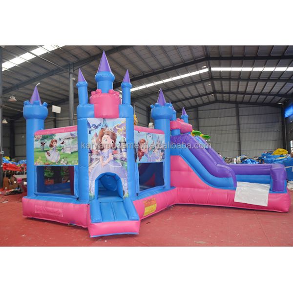 Features PORTABLE Children Naughty Castle Inflatable Bounce House with Slide and Pool