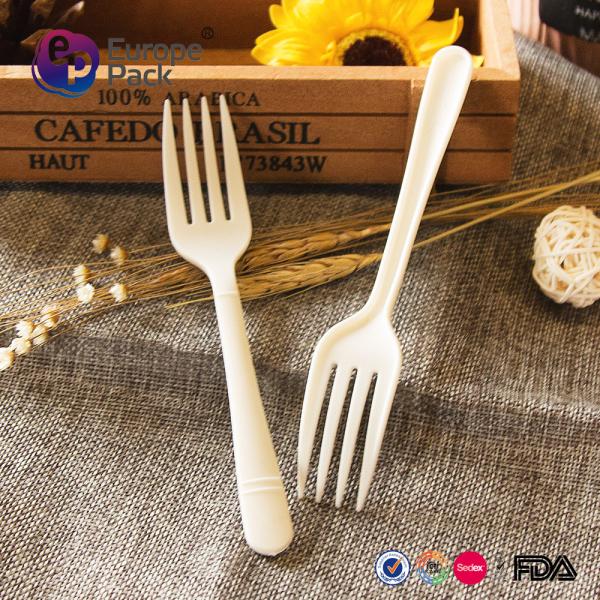 Eco-friendly corn fiber disposable china fondue forks with low price