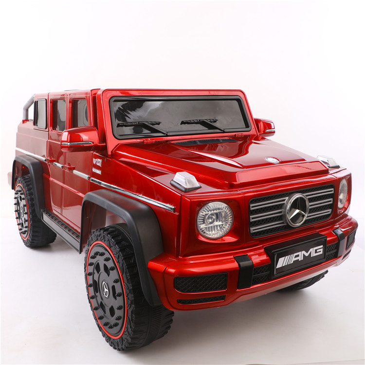 Нет краски дизайн 12В электрическая езда на машине с пультом дистанционного управления и кожаные сиденья