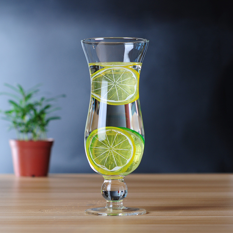 Дунутая рукой чашка стекла пива ясности OEM 400ml 16Oz Drinkware