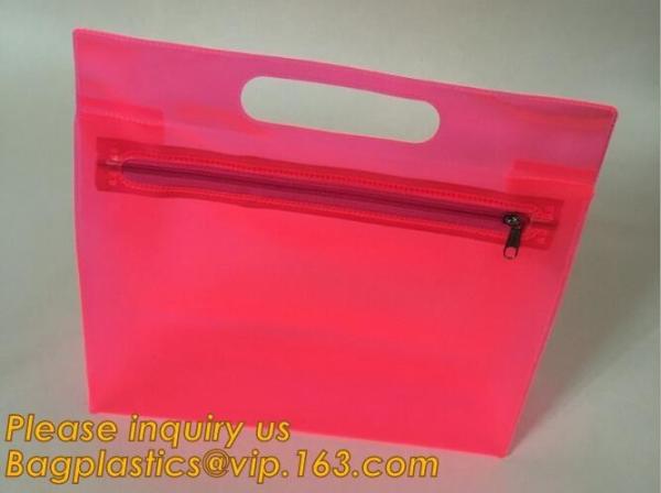 Fashion ladies travel bags PVC makeup Bag Pouches Tote Clear Transparent Cosmetic Travel Bag For Sale bagplastics bageas