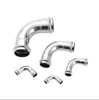 Stainless Steel Press Fittings Customized  Polished Brushed Sandblast Finish