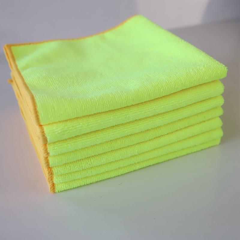 300gsm 40x40cm Auto Detailing Microfiber Towels Warp Knit For Car Care Polishing Drying