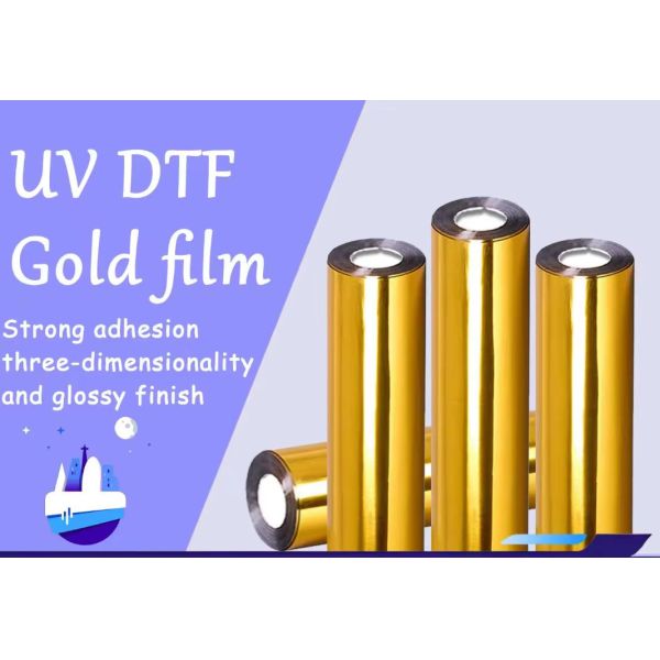 Golden UV DTF Pet Film Transfer Transparent Ab Pet Film Printing Instant Drying