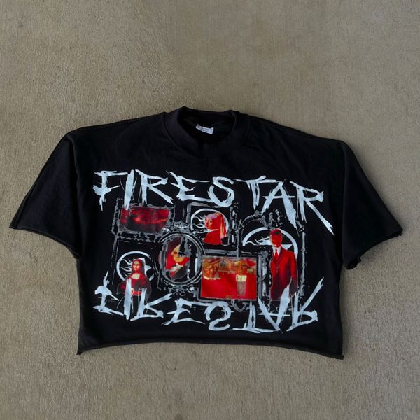 Custom Acid Wash Vintage T Shirt Cropped t Shirt Digital Printing Drop Shoulder Oversized Boxy t Shirt for Men