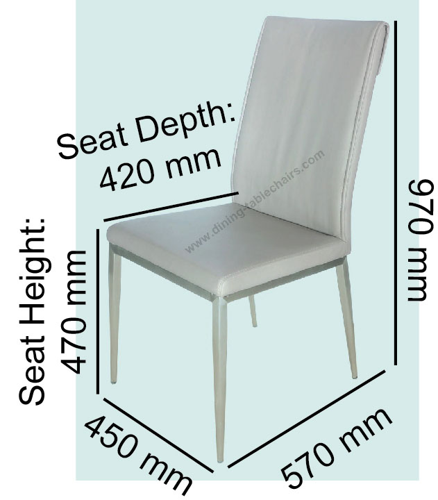 Стул отдыха стула гостиной стула полиуретана обитый ПУ нержавеющий обедая