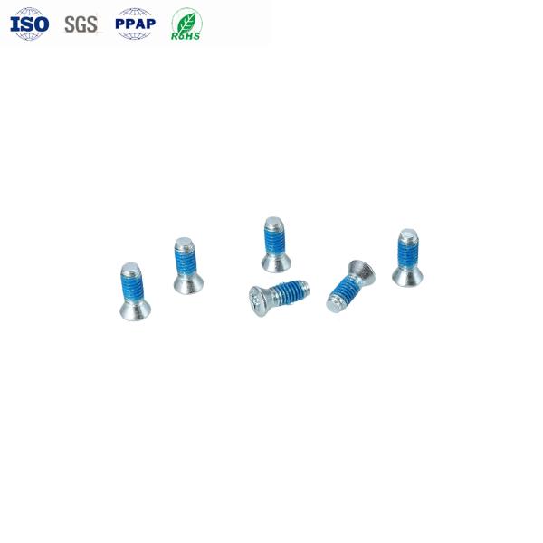 OEM M2 * 6 Hexalobular Socket Small Countersunk Head Point Nylon Rubber Anti-Loosening Screws