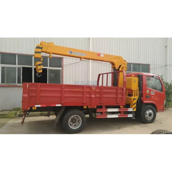 China Construction Machine 2ton 3.2ton Truck Mounted Full Hydraulic Truck Crane