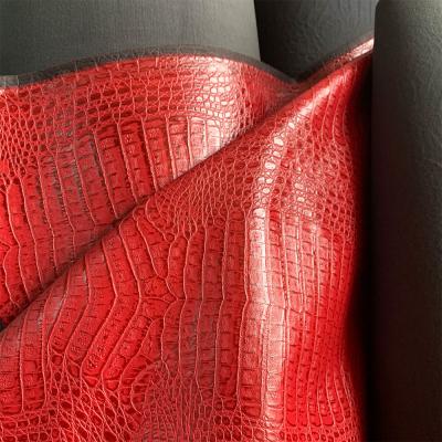 Woven Faux Crocodile Skin Fabric Abrasion Resistant 2.5mm  Thickness