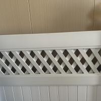 Post 2.59m Pvc Composite Fence Panels Eco Friendly Adjustable Size