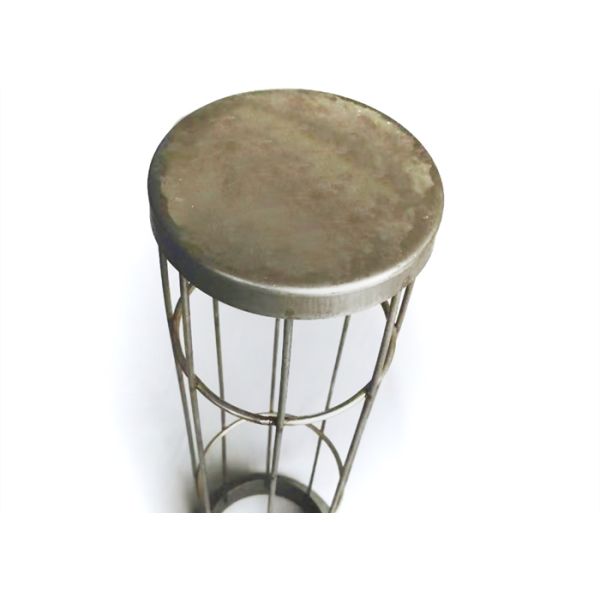 ISO Filter Cage Spare Parts , Galvanized Plate Filter Cage Bottom Cap