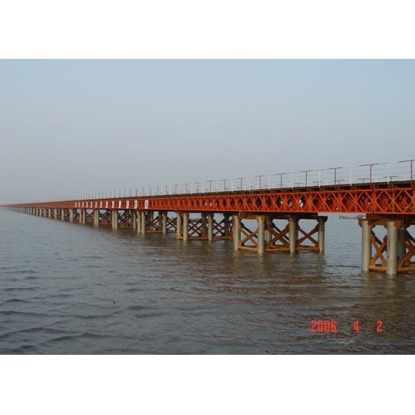 4.2m Galvanized Steel Structures Bailey Bridge