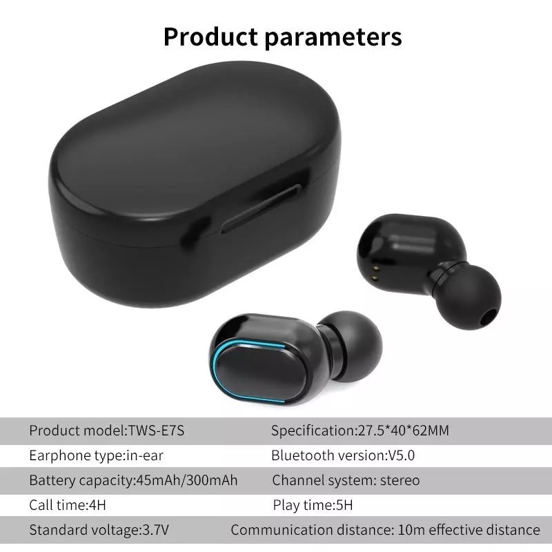 Наушник Earbuds Auriculares цифрового дисплея Bluetooths беспроводного Earbuds наушника Ture водоустойчивый