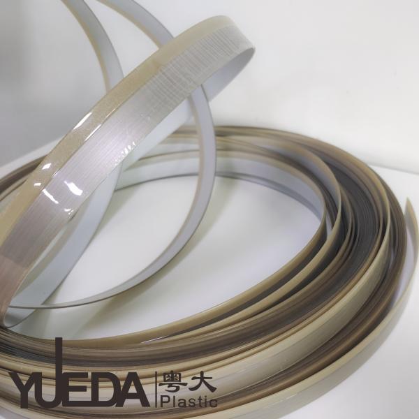 Stylish High Gloss Furniture Edgebanding PVC Edge Banding Strip Environmentally Friendly