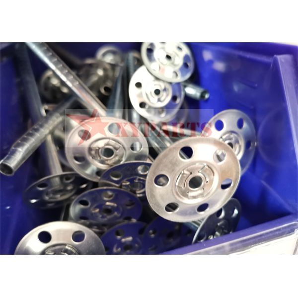 M8 Plug Tube Galvanized Steel Rockwool Insulation Pins