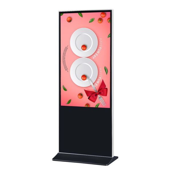 Floor Stand Digital Signage Player LCD Video Player 55 Inch Vertical Digital Signage Display Interactive Digital Signage