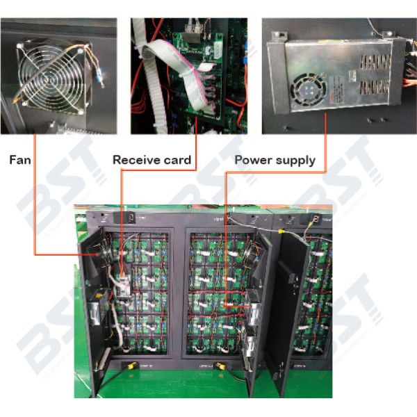 Écran mené extérieur de haute résolution de la publicité de l'affichage P10 avec le module de 160x160mm