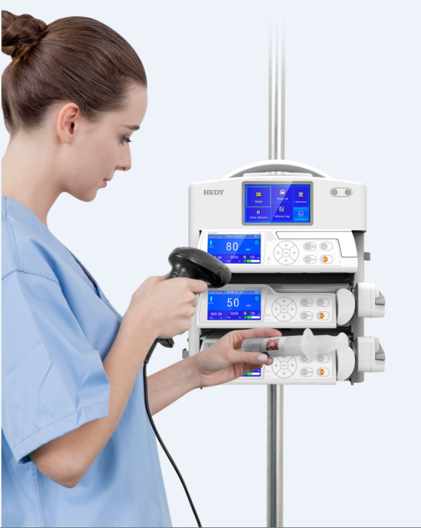 Metal Syringe Pump ICU CCU Injection Syringe Pump For 5/6/10/20/30/50/60ml