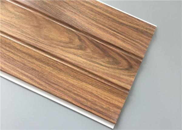 Trois panneaux de mur de PVC de cannelure pour le bureau facile installent anti 25 Cm*8 bactériens M