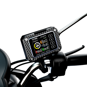TC169 1.69 Inch Electric Motorcycle Battery Monitor With Color Screen 8-90V 0