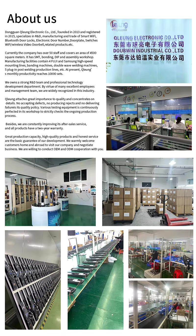 Electronic Door Lock With 3D Face ID Video Calling Fingerprint Card Key Code Tuya APP