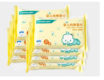8000 Wipes Production Line Spunlace Material Baby Wet Wipes Folding and Packing Machine