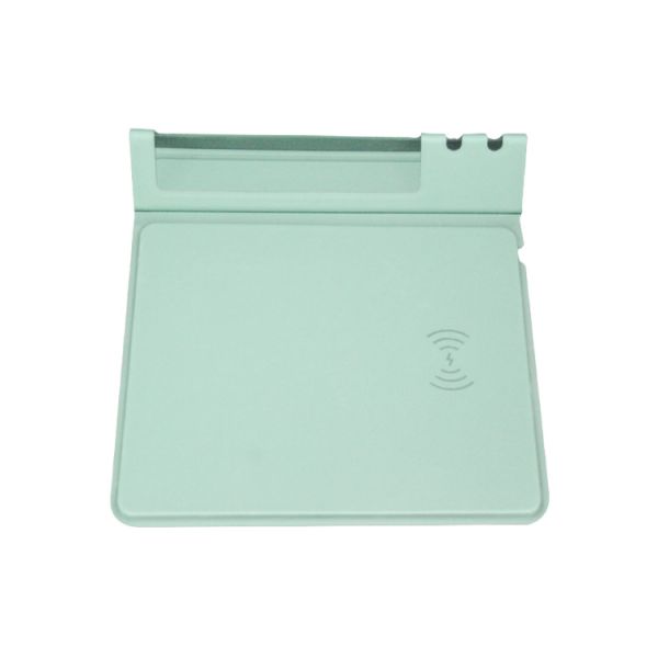 Manufacturers Wholesale Customize Logo Size Multifunctional Folding Chargeable Wireless Charging Leather Mouse Pad