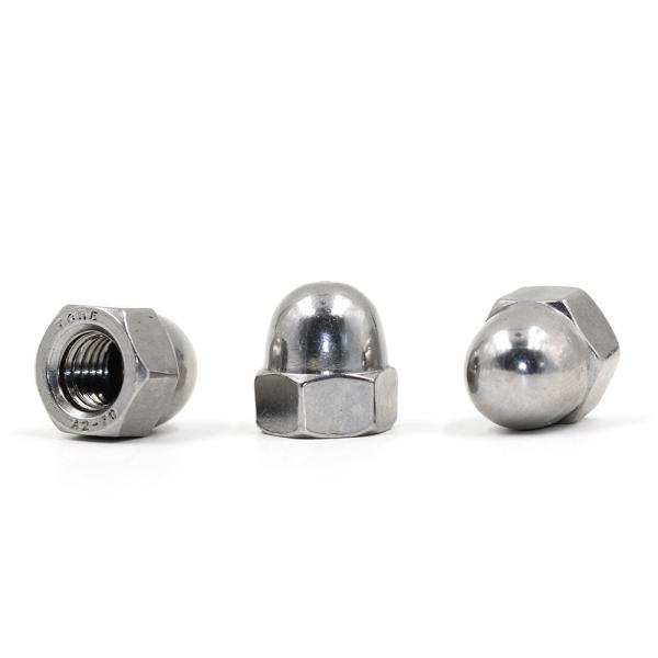 A2/A4 Noix de capuchon en acier inoxydable M6/M8/M10/M12 Conception hygiénique et anti-dérapant