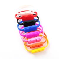 La pulsera de la pulsera USB del silicón de 2GB 4GB 8GB 16GB 32GB forma Rohs aprobado