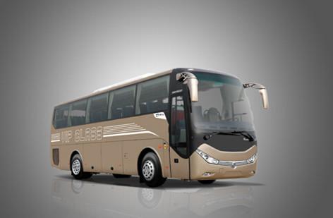 48 Seats Travel Coach Bus Overall Size 10490x2500x3550mm With Cummins Engine