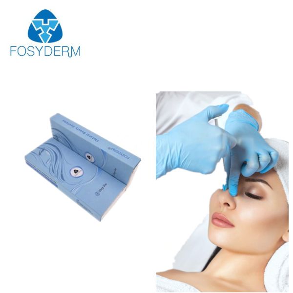 Прозрачный натрий Хялуронате заполнителя 24мг Чин Хялуроник кислоты губ Фосйдерм