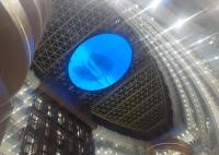 Le verre mené d'intérieur de nouvel affichage transparent de LED et extérieur polychrome de mur de TV a mené l'écran de gril d'écran
