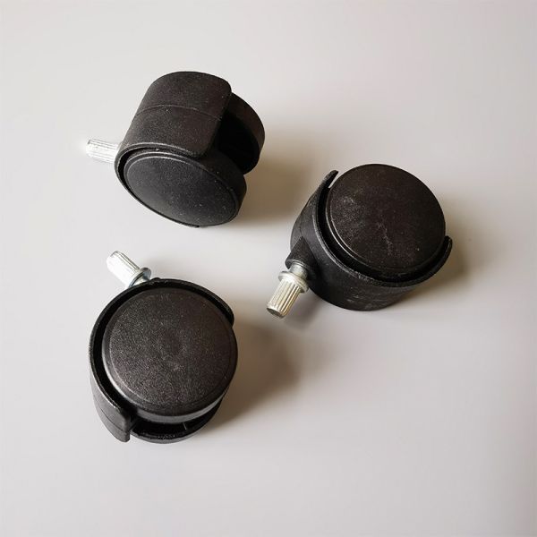 Колеса рицинуса нейлона ролика 50mm плиты OEM для мебели