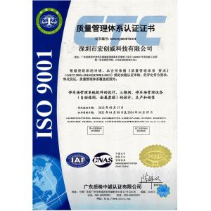 Shenzhen Hongchuangwei Technology Co., Ltd. Certifications