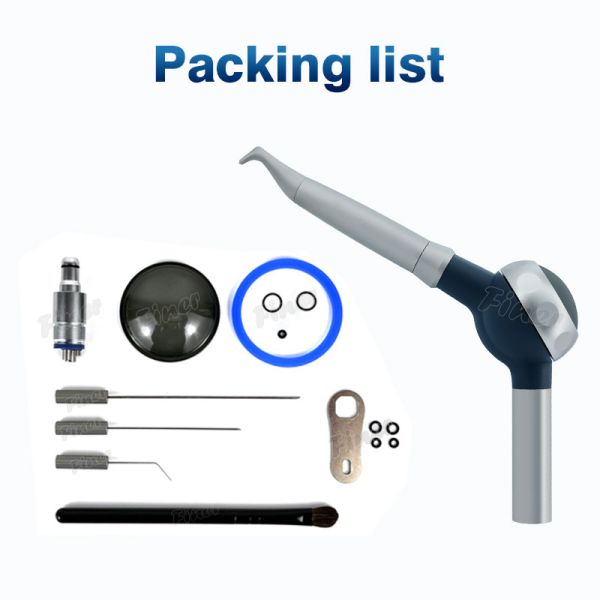 Система полировки зубов на воздушном двигателе