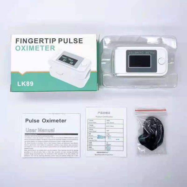 Saturometro Medical Fingertip Pulse Oximeter LK89 Oxygen Saturation Monitor