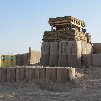 Army Defensive Hesco Bastion Barrier Low Carbon Steel Wire Erosion Control