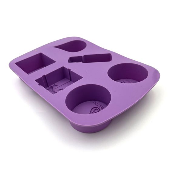 Reusable Nontoxic Custom Soap Molds , Tasteless Silicone Molds For Soap Making