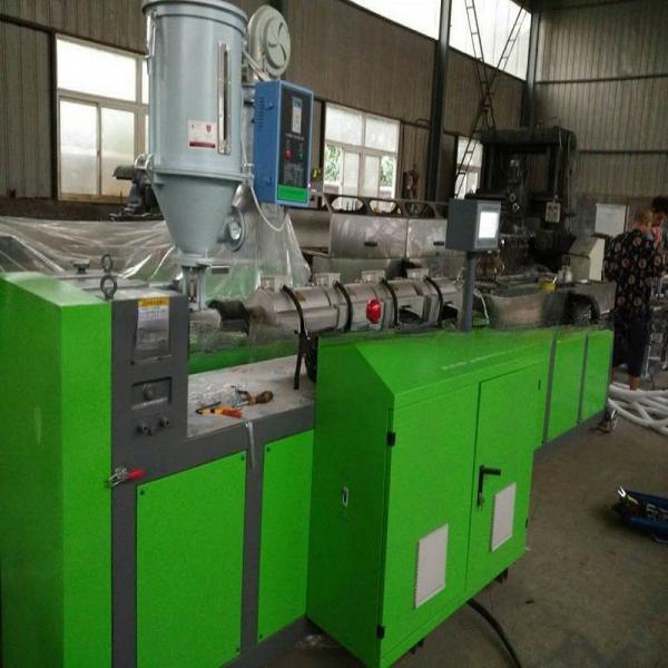 Produit à haut rendement de tuyauterie ondulée à paroi unique en PE PVC pour fournisseur de solutions d'échappement