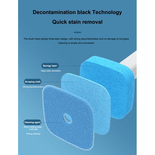 Силиконовая головка одноразовая туалетная щетка одноразовая туалетная мазь удобная