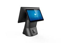 Dual Screen All In One POS PC Cash Register Resistive Touch Screen Intel J1800 CPU