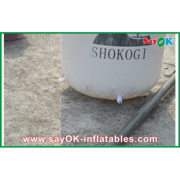 Wind-resist White Inflatable Arch 400D Oxford Cloth for Advertising Campaign