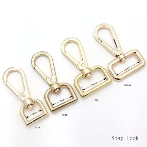 Custom Logo Engraved Swivel Snap Hook Nickel Swivel Hook For Handbag Hardware Accessories