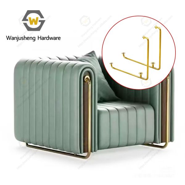 Light Luxury Sofa Armrest Sofa Foot Decoration High-end Furniture Frame Armrest Hardware